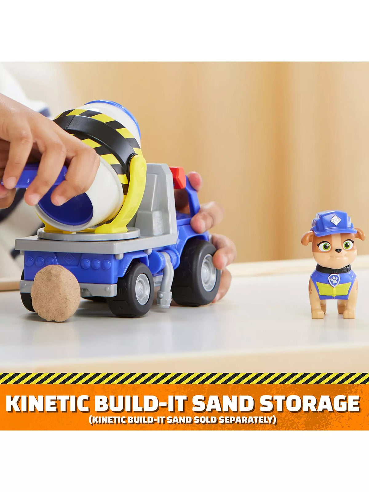 paw patrol mix's mixing truck toy 