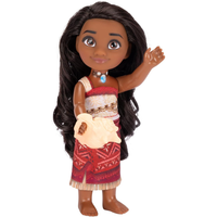 moana doll holidng conch shell and waving 