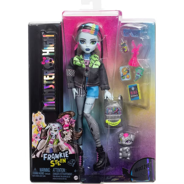 frankenstein doll in packaging 