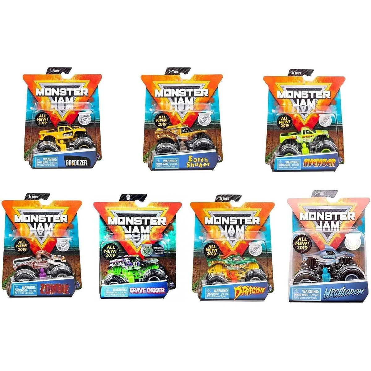 diecast monster truck vehicles 