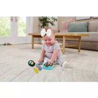 baby girl playing with baby phone 