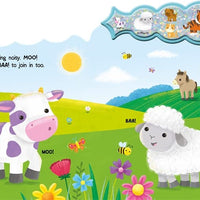 outside page of baby animals book 