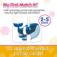 15 animal themed puzzle cards 
