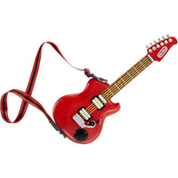 red mini guitar 