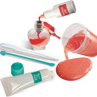 nail polish making kit pictured with polish being made 