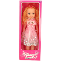 teen doll in a pink dress