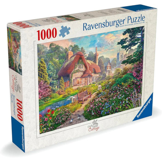 oak tree cottage puzzle box 