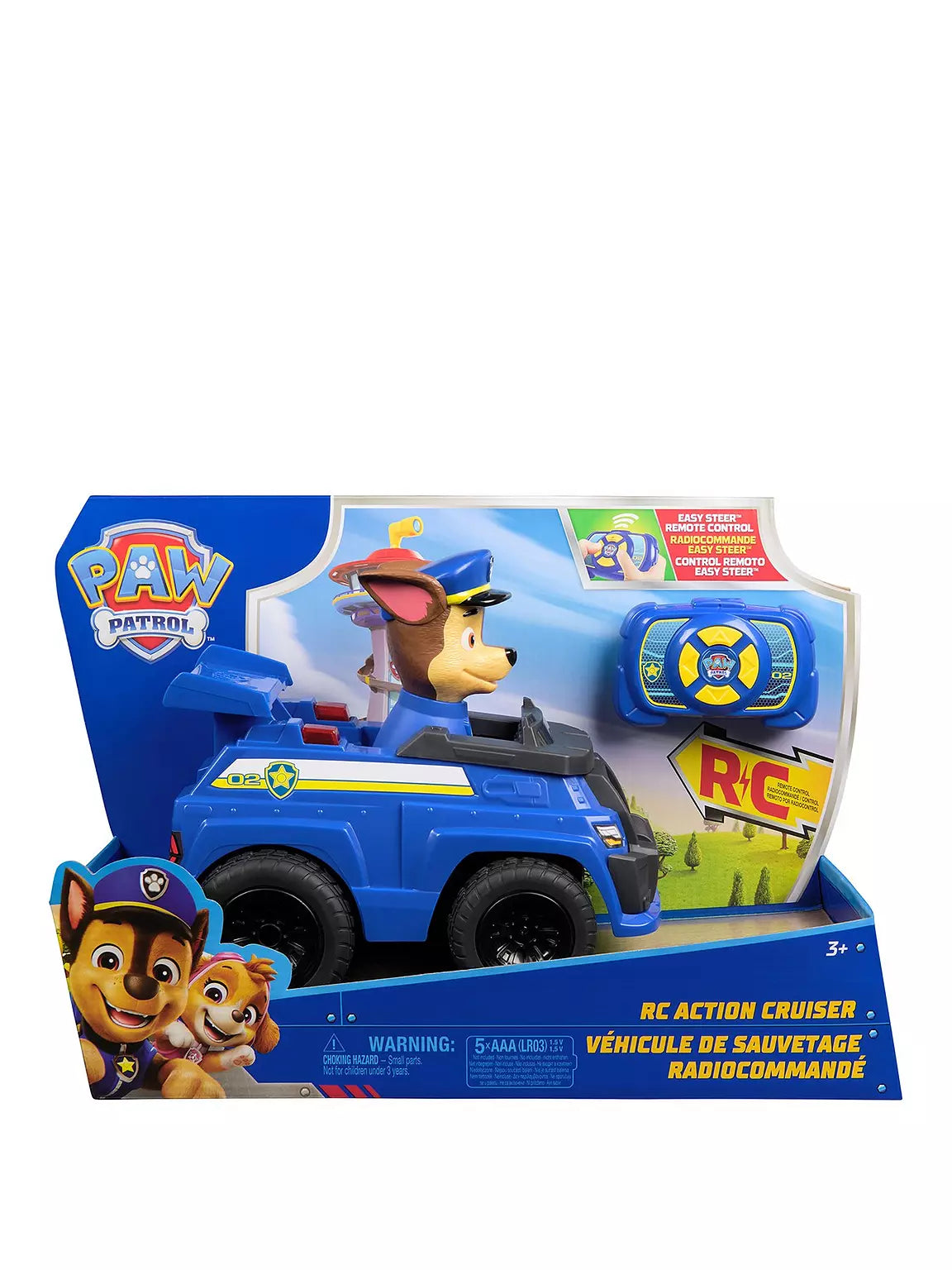 paw patrol chase remote control action cruiser 