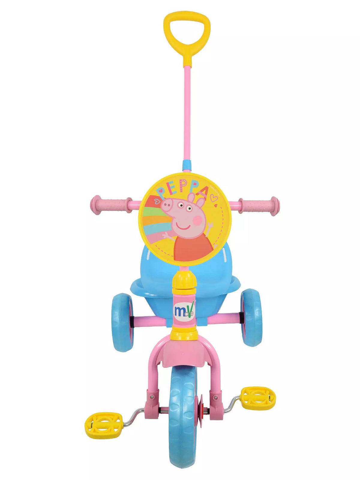 front of peppa pig trike 