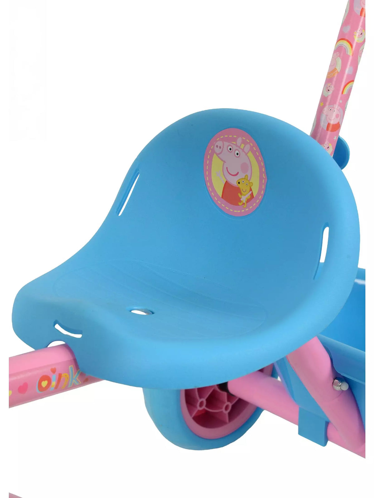 seat of peppa pig bike 