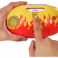 hand playing with hot potato toy 