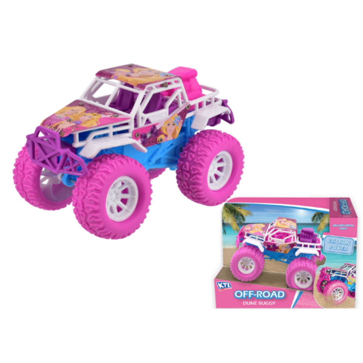 pink off road buggy 