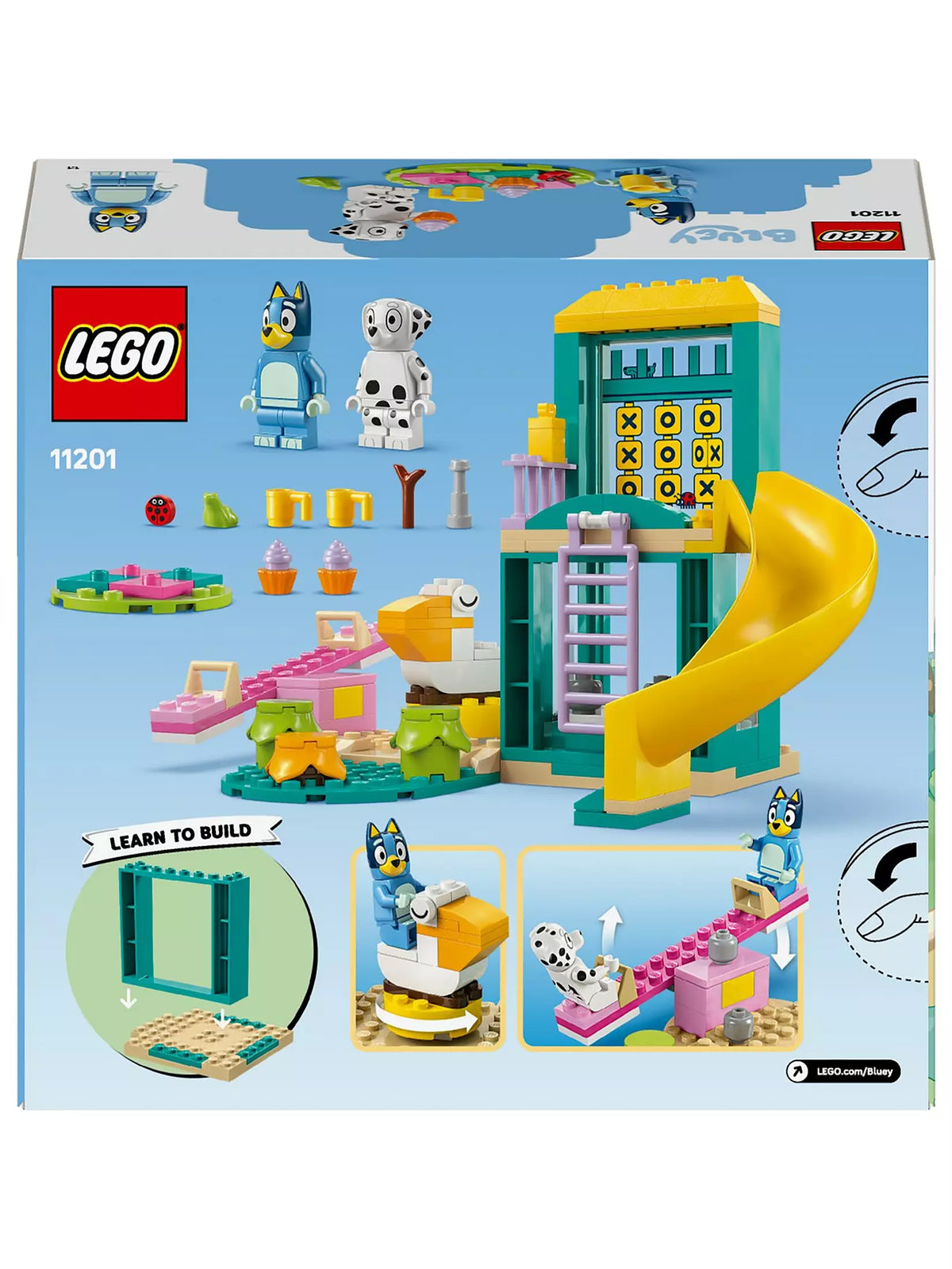 Bluey LEGO playset features