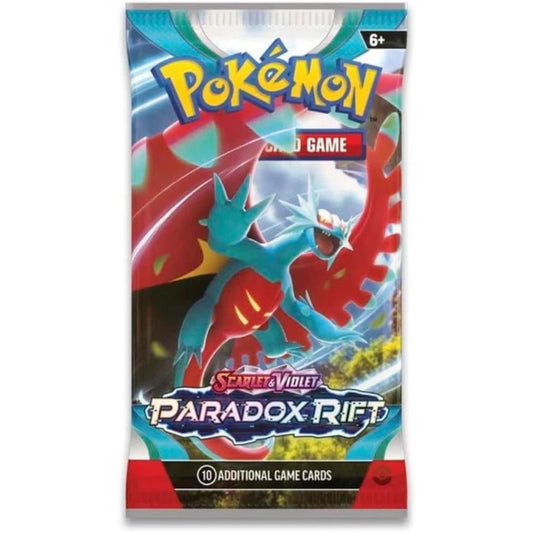 pokemon trading card pack blue and red dragon 