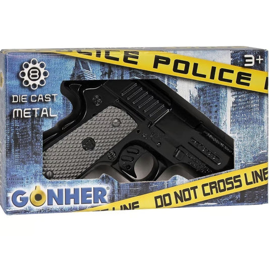 pretend police gun in packaging 