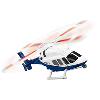 police helicopter building set 