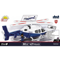 police helicopter building set 