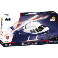 police helicopter building set 