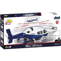police helicopter building set 