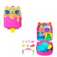 brightly coloured kitty popsicle compact with accessories 