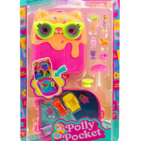 packaging for brightly coloured kitty popsicle compact on white background 