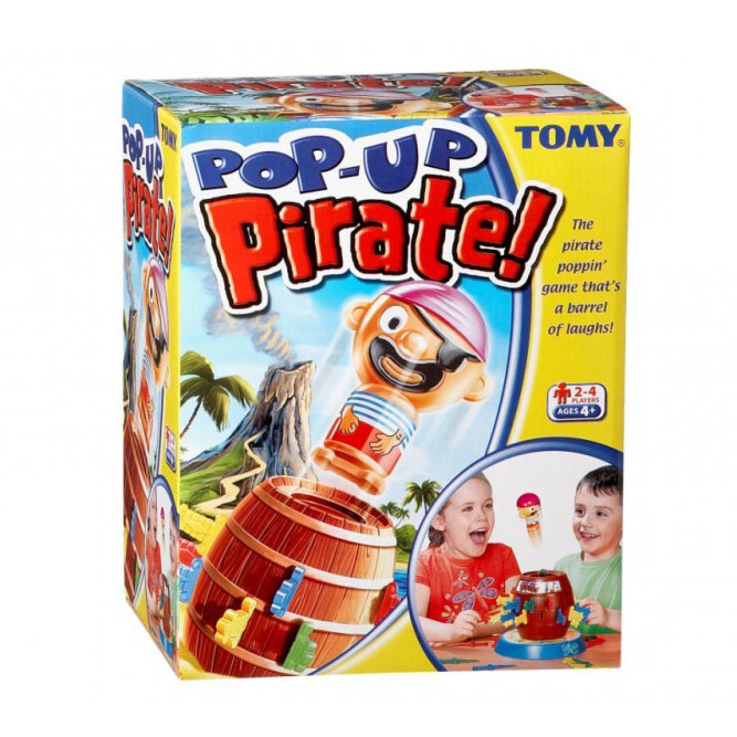 pop up pirate game in packaging 