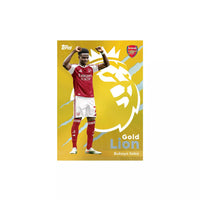 gold lion football trading card 
