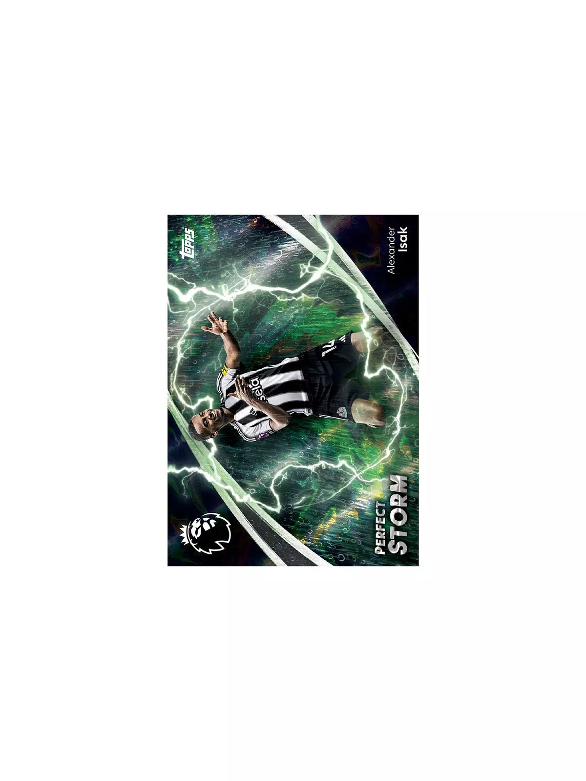 perfect storm football trading card