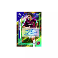 west ham shiny football trading card 