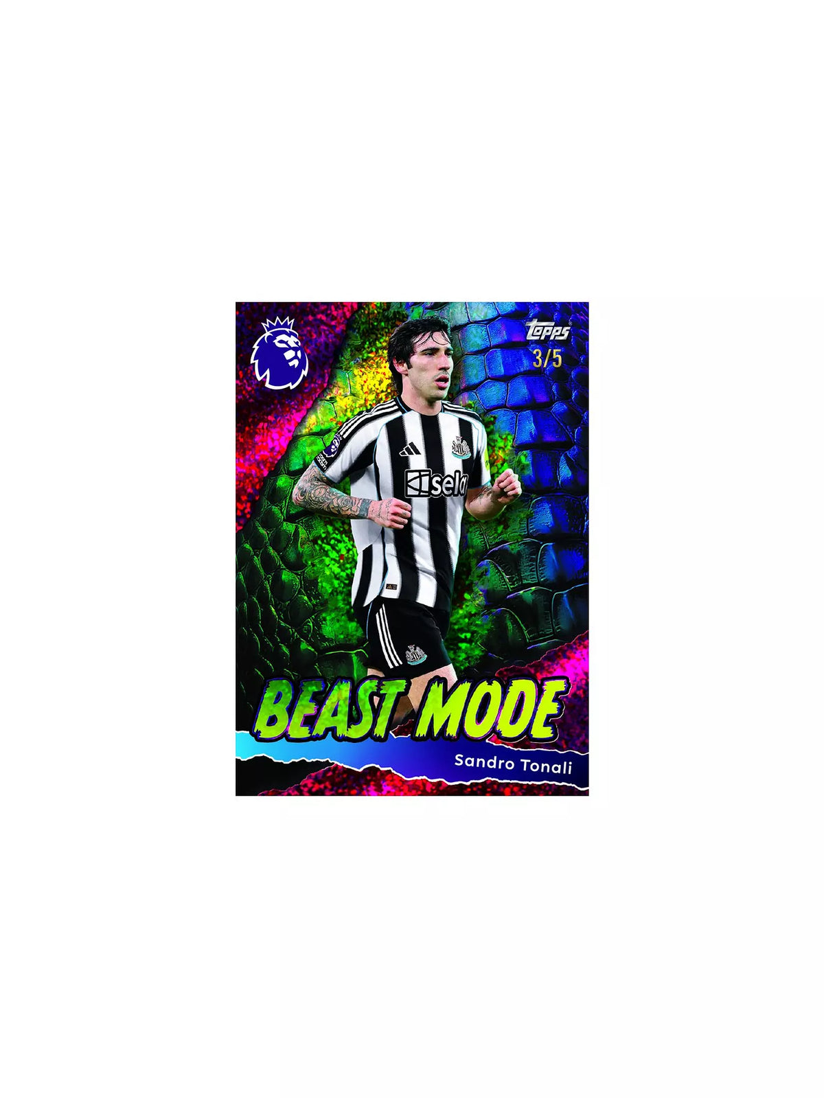 beast mode football trading card 