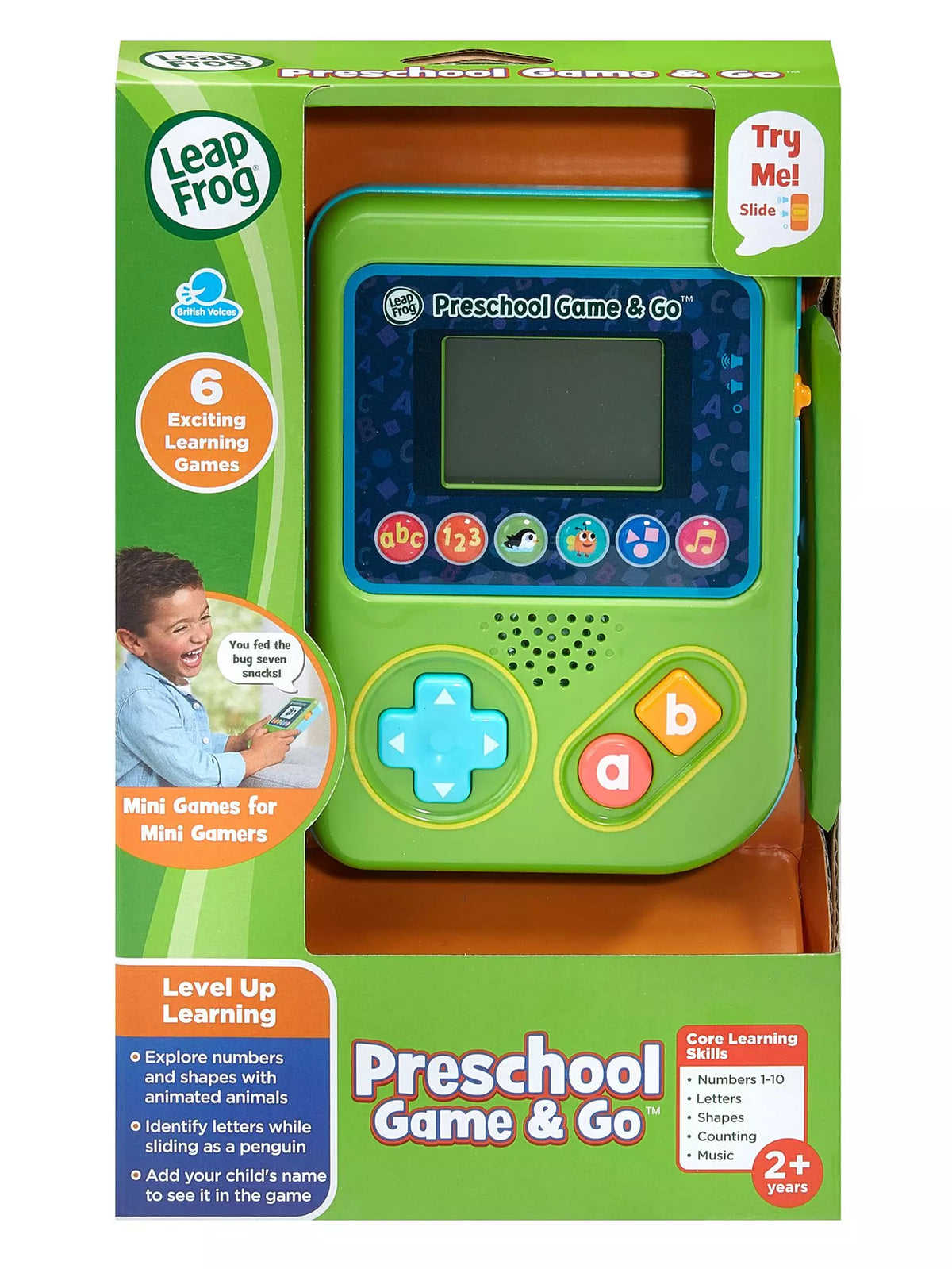 preschool gaming console in packaging 