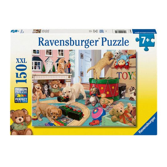 puppies playtime jigsaw box 