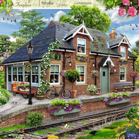 railway cottage jigsaw puzzle