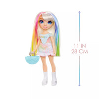 scale of rainbow fashion doll