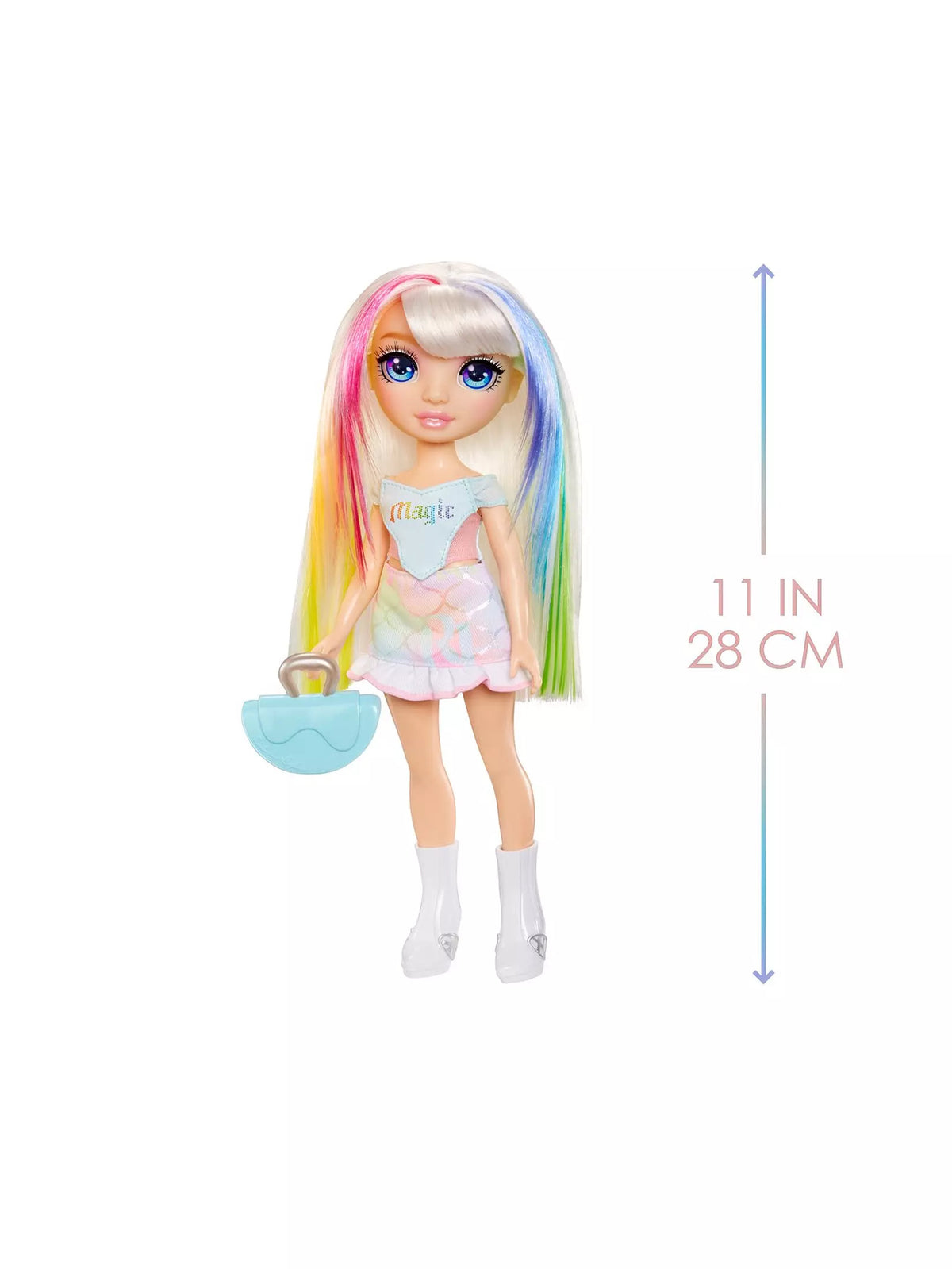 scale of rainbow fashion doll