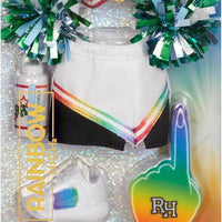 pep rally outfit in packaging 