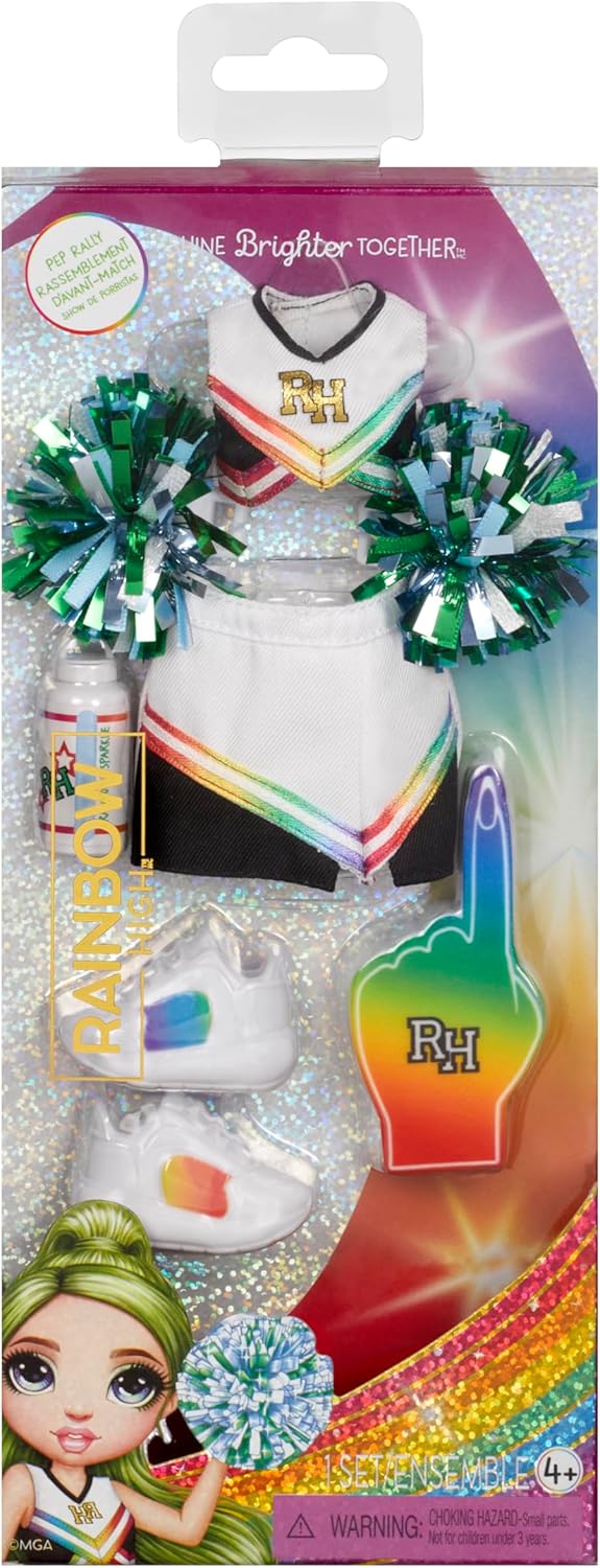 pep rally outfit in packaging 