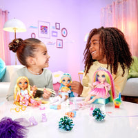 girls playing with dolls 