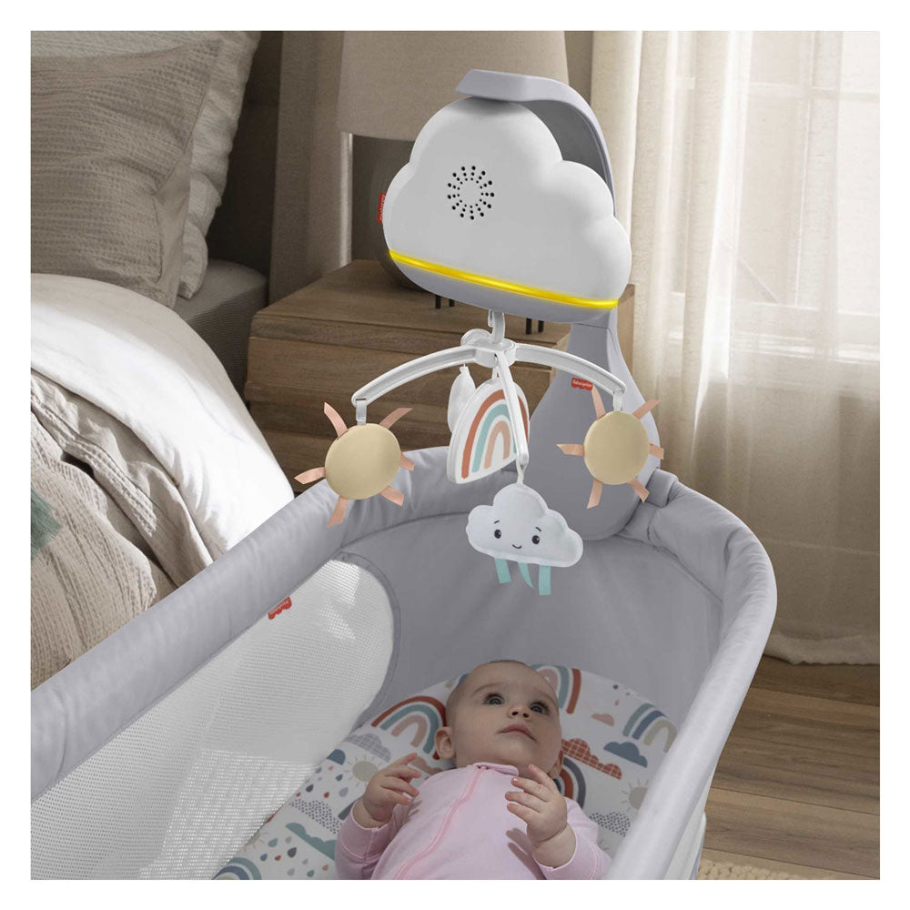 music mobile in crib 