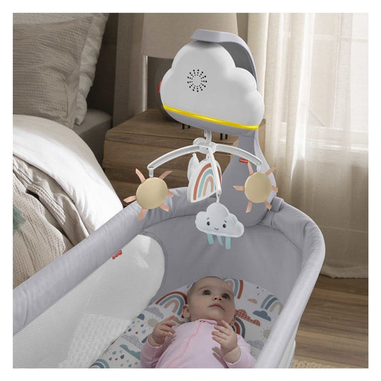 music mobile in crib 