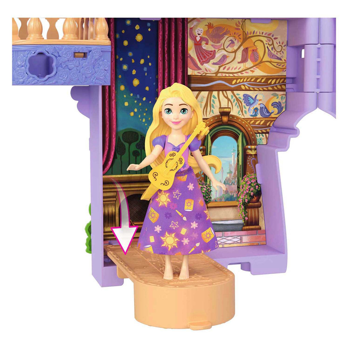 fold out stage part of rapunzel playset 
