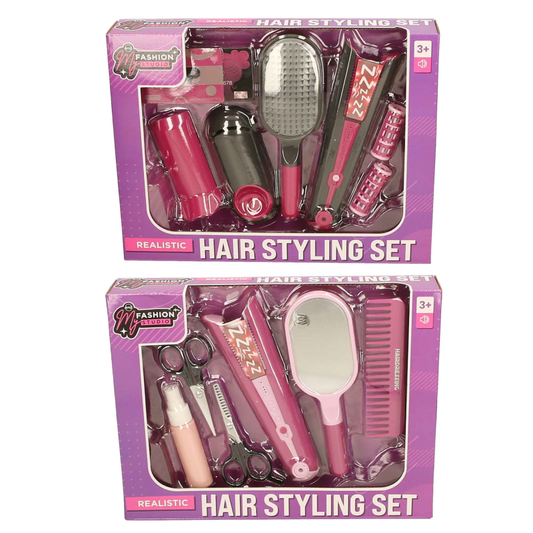 assorted pretend hairstyling set 