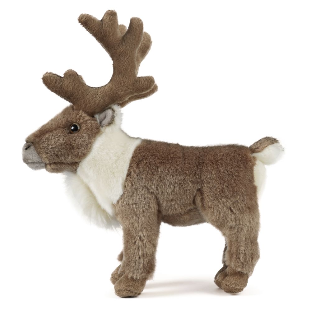 side of reindeer plush 