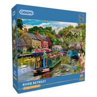 river retreat jigsaw puzzle box