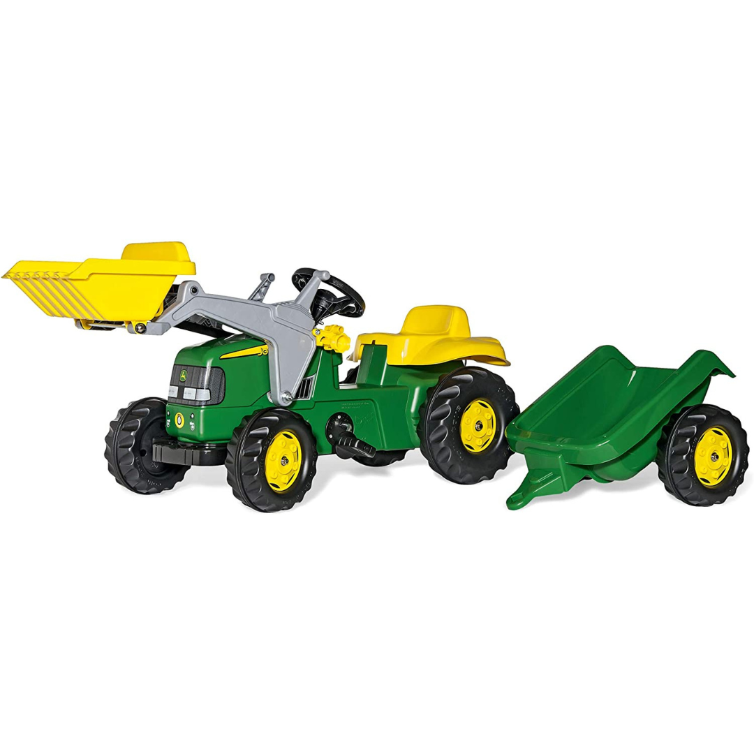 rollyKid John Deere Tractor With Trailer