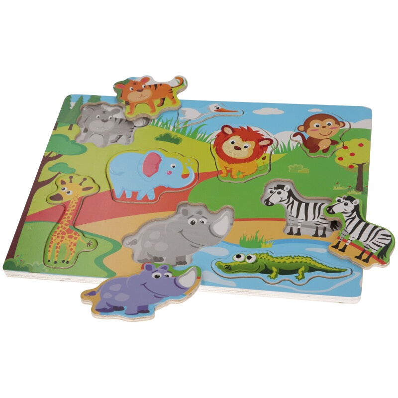 wooden safari puzzle 