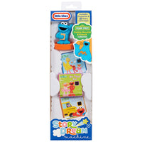 cookie monster on a stack of books story dream 