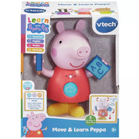 peppa pig doll in packaging on white background 