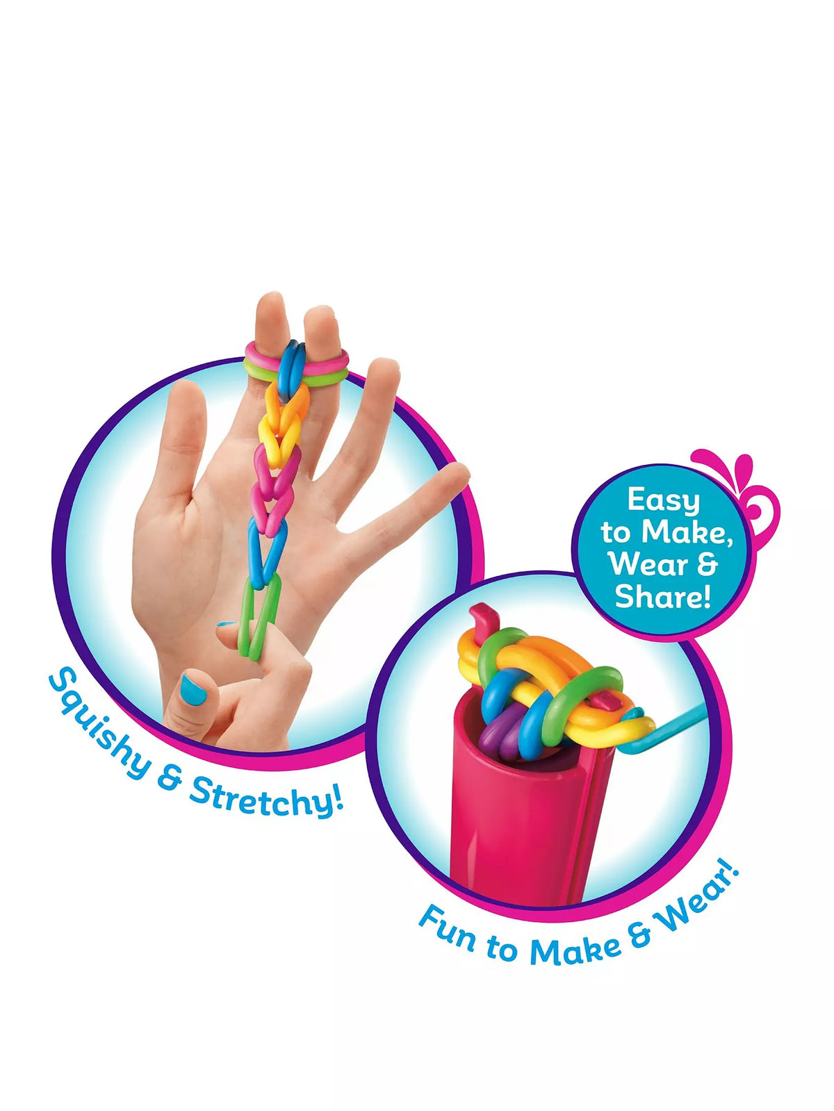 squish magic bubble bands set