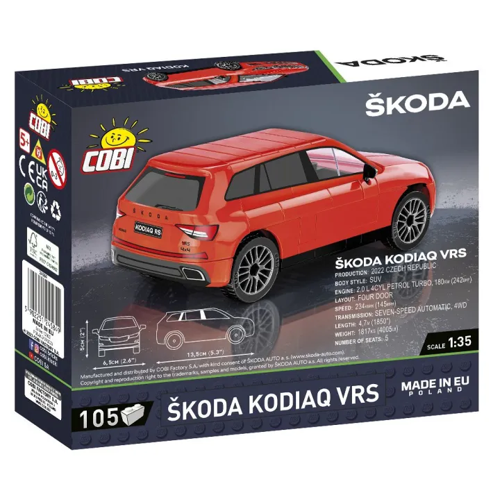 Skoda Kodiaq VRS 105pc building set
